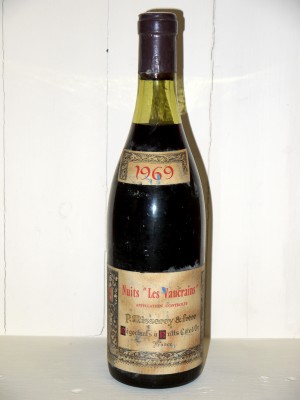 Vins anciens Nuits-Saint-Georges Nuits "Les Vaucrains" 1969 P. Misserey et frère