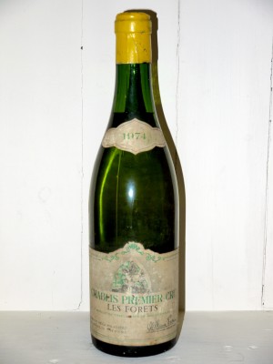 Grands vins Chablis Chablis 1er Cru "Les Forets" 1974 Domaine de la Maladière William Fevre