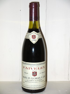 Vins anciens Nuits-Saint-Georges Nuits-Saint-Georges 1er Cru Les Porets 1988 Domaine Faiveley