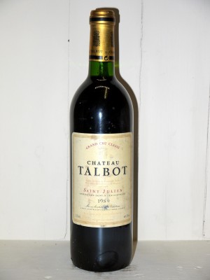 Millesime prestige Saint-Julien Château Talbot 1989