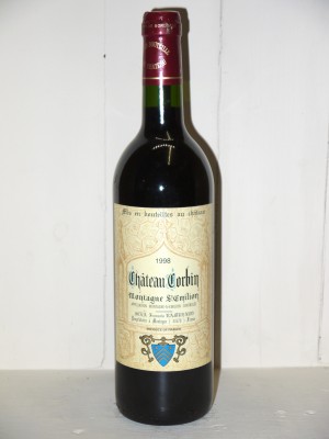 Vins grands crus Autres appellations de Bordeaux Château Corbin 1998