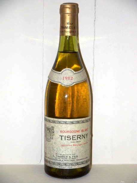 Bourgogne Blanc Tiserny 1982 Maison l Tramier et fils