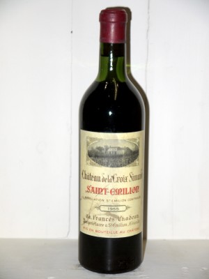 Vins de collection Bordeaux Château de la Croix Simard 1955