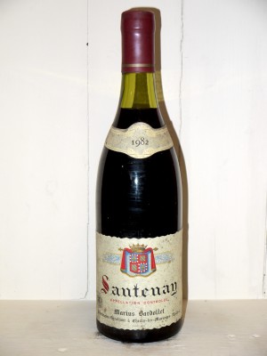 Vins grands crus Autres appellations de Bourgogne Santenay 1982 Domaine Marius Bardollet