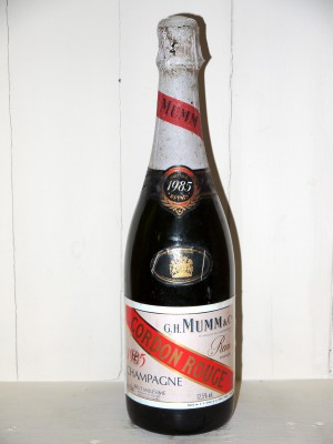 Grands crus de Champagne Champagnue Mumm Cordon Rouge 1985