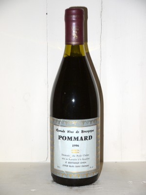 Grands vins Pommard Pommard 1996 Domaine du Petit Chêne