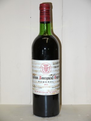 Vins grands crus Pomerol - Lalande de Pomerol Château Bourgneuf-Vayron 1975