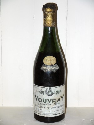 Vins grands crus Loire Vouvray Clos du Petit Mont 1945 Allias Maurice
