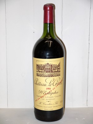 Vins de collection Saint-Estèphe Magnum Château Le Crock 1984