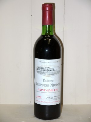 Vins anciens Saint-Émilion Château Troplong Mondot 1975