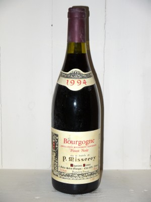 Grands crus Autres appellations de Bourgogne Bourgogne Pinot Noir 1994 P.Misserey et frère