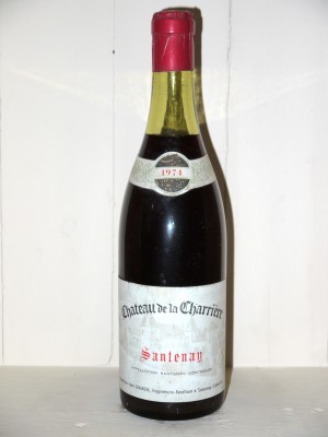 Vins de collection Bourgogne Santenay 1974 Château de la Charrière Domaine Girardin