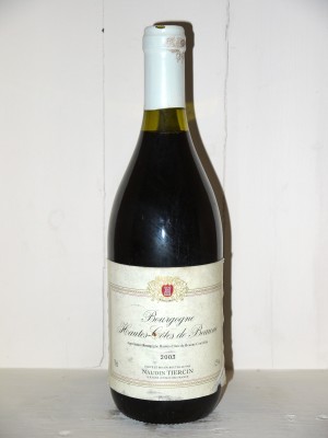 Grands vins Beaune - Savigny-les-Beaune Bourgogne Hautes-Côtes de Beaune 2003 Naudin Tiercin