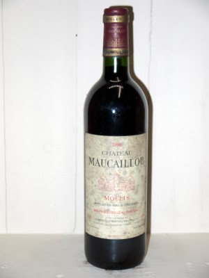 Grands vins Listrac-Médoc - Moulis-en-Médoc Château Maucaillou 1996