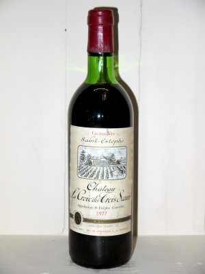 Vins anciens Saint-Estèphe Château La Croix des 3 Soeurs 1977