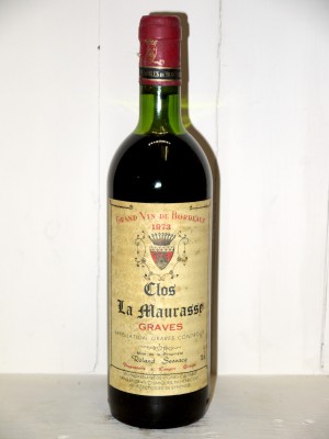Vins de collection Bordeaux Clos La Maurasse 1973