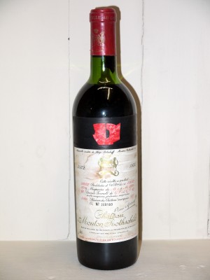 Grands vins Pauillac Château Mouton Rothschild 1972