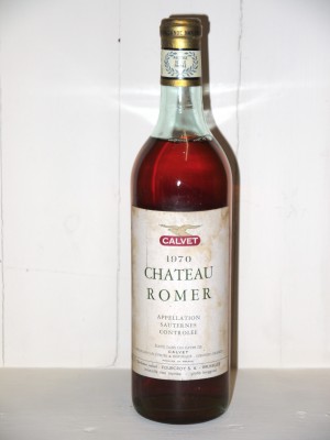 Grands crus Sauternes - Barsac - Loupiac Château Romer 1970