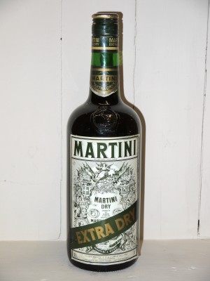 Spiritueux de collection  Martini Dry Extra Dry Années 70/80