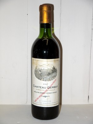 Vins de collection Other Bordeaux appellations Château Gerbay 1967