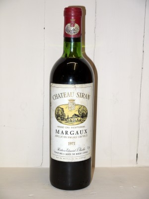 Grands vins Margaux Château Siran 1971