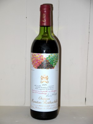 Grands vins Pauillac Château Mouton Rothschild 1979