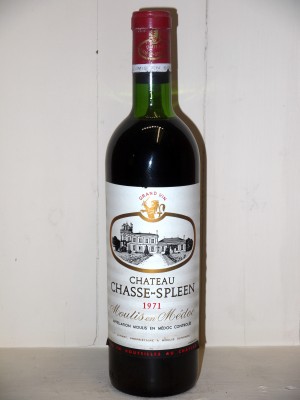 Vins grands crus Listrac-Médoc - Moulis-en-Médoc Château Chasse Spleen 1971