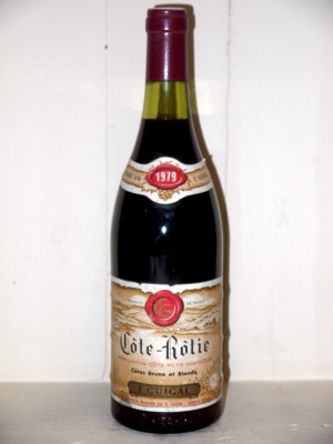 Vins anciens Vallée du Rhône Côte Rotie Brune et Blonde 1979Maison Guigal