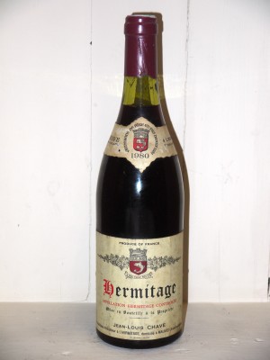 Grands vins Hermitage Hermitage 1980 Jean Louis Chave