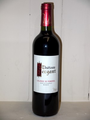 Vins anciens Pomerol - Lalande de Pomerol Château Sergant 2005