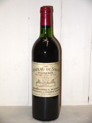 Vins grands crus Pomerol - Lalande de Pomerol Château de Sales 1982