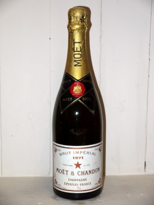 Cuvee Champagne de prestige Möet et Chandon 1971 Brut Imperial