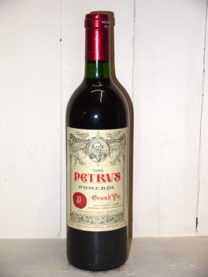 Vins de collection Pomerol - Lalande de Pomerol Château Petrus 1986