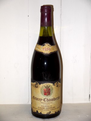 Millesime prestige Bourgogne Gevrey-Chambertin 1986 Claude Charles