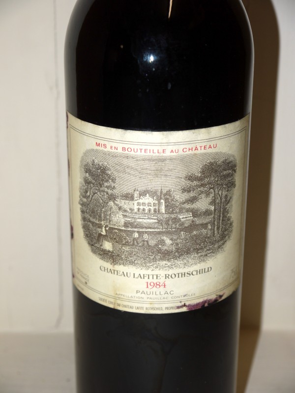 Château Lafite Rothschild 1984 - great wine Bottles in Paradise 