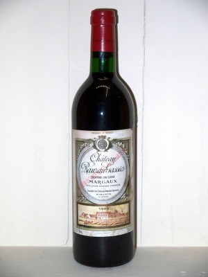 Grands vins Pauillac Château Rauzan-Gassies 1985