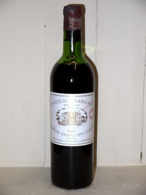 Grands vins Margaux Château Margaux 1967