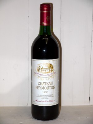 Grands crus Bordeaux Château Peymouton 1993