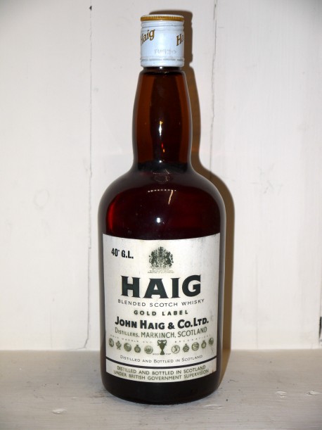 Blended scotch Whisky gold label John Haig présumée années 60/70