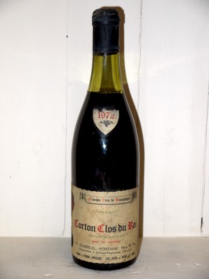 Grands vins Bourgogne Corton Clos du Roi 1972 Dubreuil Fontaine
