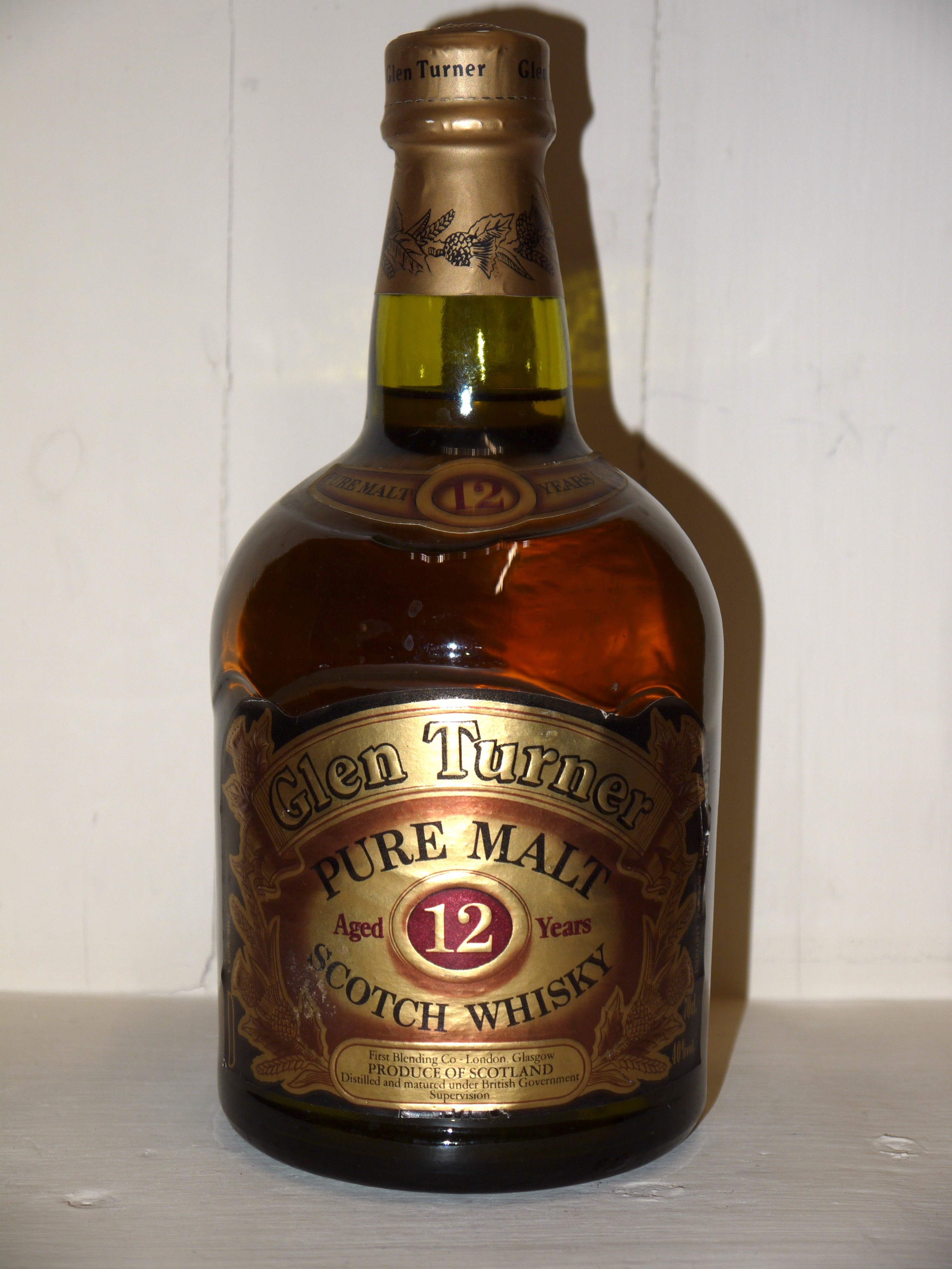 Blended scotch Whisky gold label John Haig présumée années 60/70  -Spiritueux de prestige