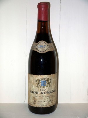 Grands vins Saint-Émilion Vosne Romanée 1967