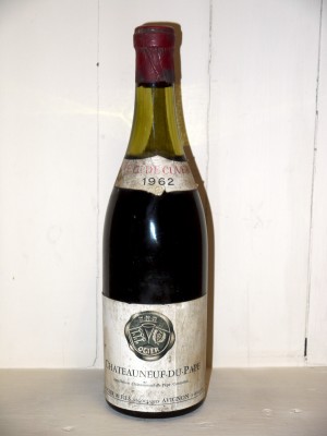 Vins anciens Vallée du Rhône Chateauneuf du Pape 1962 "Tête de Cuvée" A.Ogier et Fils