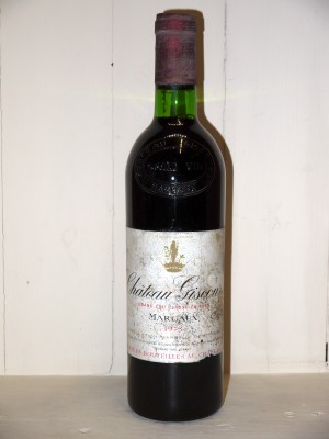 Vins de collection Margaux Château Giscours 1975