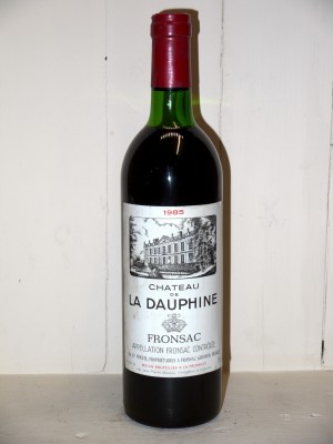 Vins anciens Autres appellations de Bordeaux Château de La Dauphine 1985
