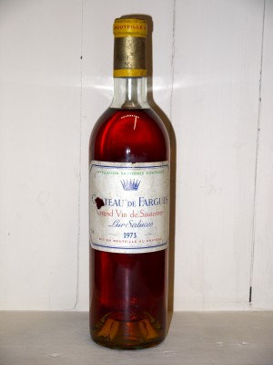 Grands vins Sauternes - Barsac - Loupiac Château de Fargues 1973
