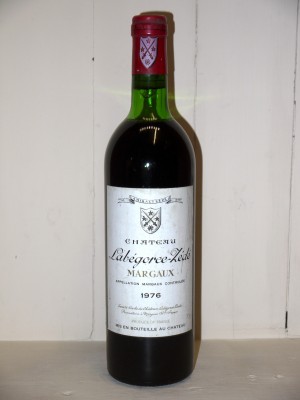 Vins anciens Margaux Château Labégorce Zédé 1976