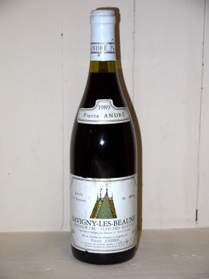 Grands crus Bourgogne Savigny-Les-Beaune "Clos de Guettes" 1989 Pierre Andre