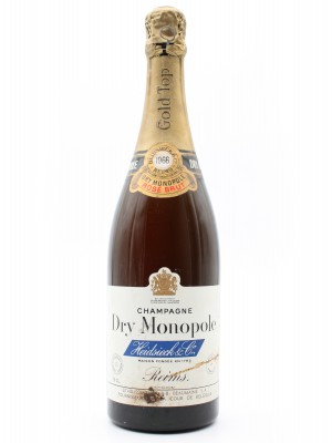 Grand Champagne Champagne Dry Monopole Rosé Brut 1966 Heidsieck & co