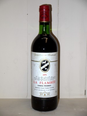 Grands vins Autres appellations de Bordeaux La Flambée 1975 Canon Fronsac
